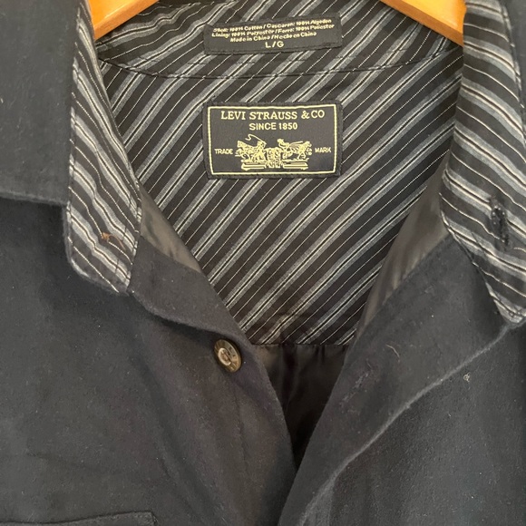 Vintage Levi’s Navy Coat - Picture 4 of 6